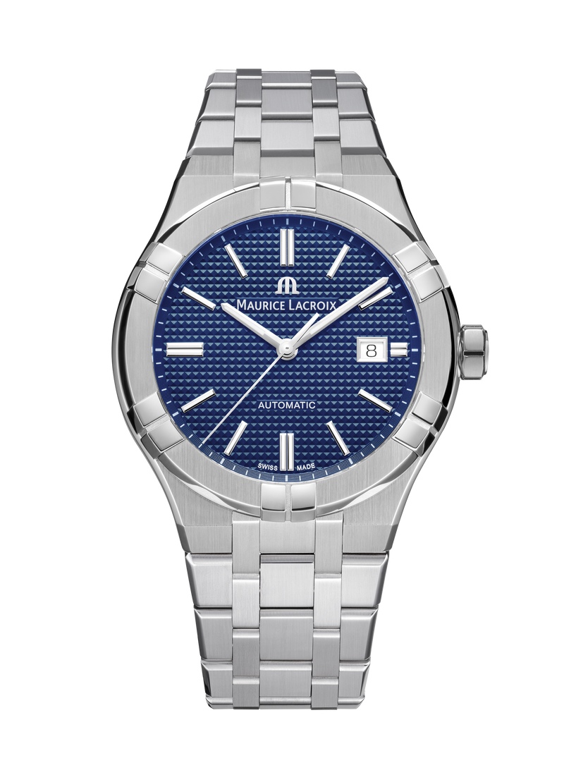 Aikon Automatic Blue Dial, 42mm - Stainless Steel Bracelet - AI6008-SS002-430-1