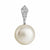 Amberley Drop Pearl Earrings - Silver - 1703269