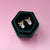 Amelia Bow Stud Earrings, Clear CZ - Gold - AS22TRE55