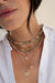 Beaded Pink Opal Drop Pendant Necklace - NK10571-GPKOP