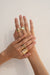 Scallop Saddle Ring - Gold - RG10428-TWT