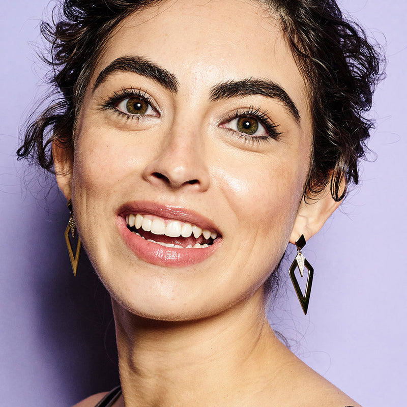 Arrowhead Earrings - Gold - 23EAHgcz