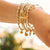 Rosebud Aventurine Bracelet - Gold - GBASTO3409