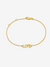 Art Deco Love Bracelet - Gold - ALLBGP