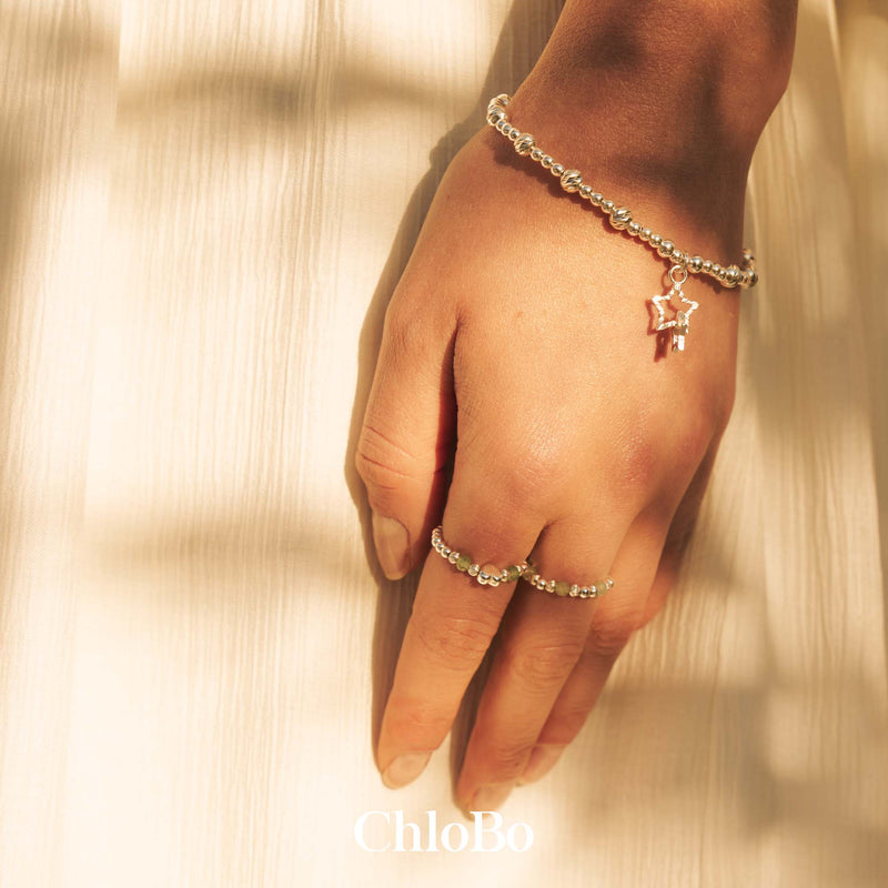 Happiness Aventurine Ring, Medium - Silver - SR2A