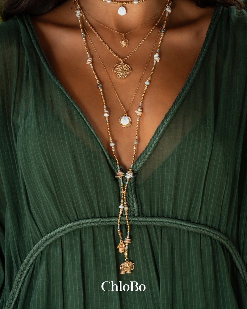 Renewal Spinner Necklace - Gold - GNCTR3539