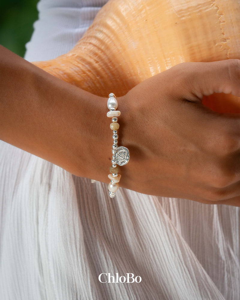 Golden Sands Bracelet - Silver - SBAPS3526