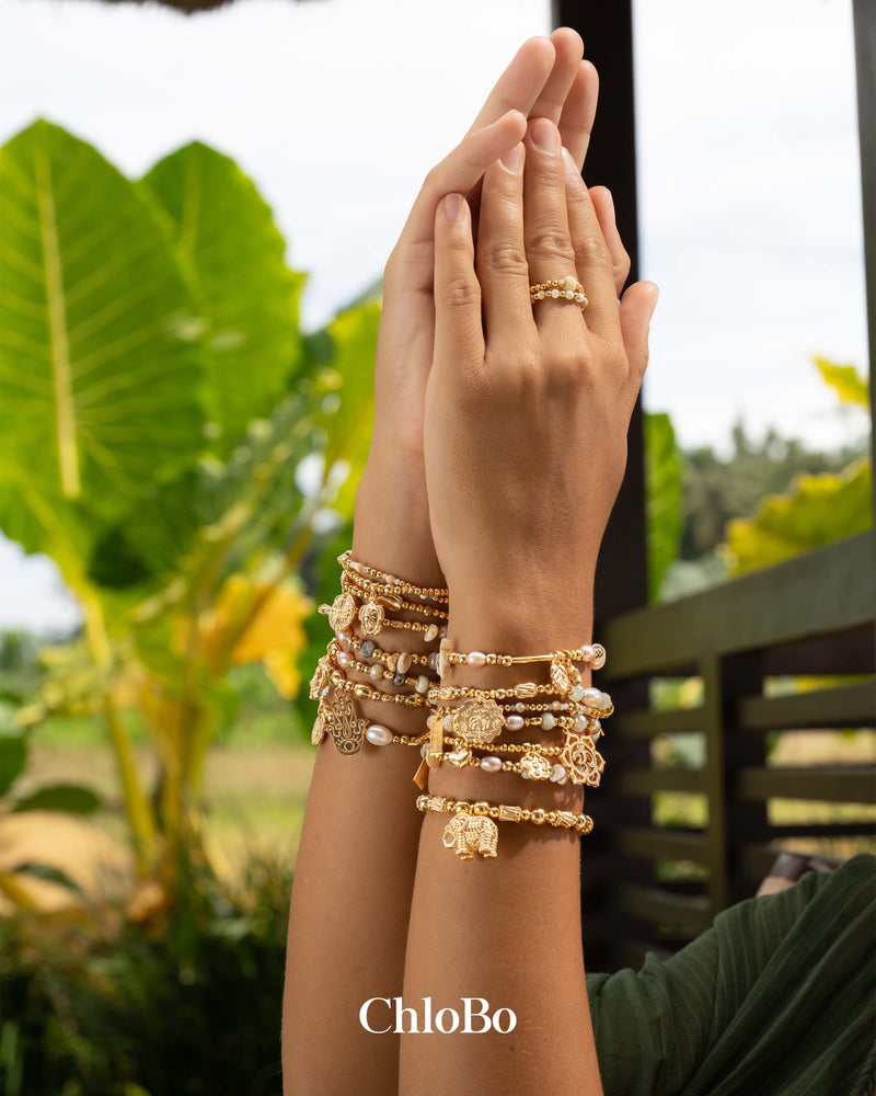 Divine Lotus Bracelet - Gold - GBAP3529