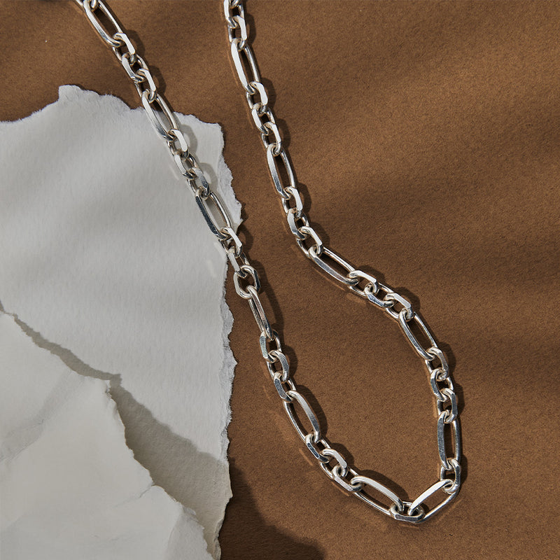 Chain Of Courage Necklace - Silver - SN3474