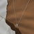 Tiny Twisted Rope Chain Power Within Necklace - Silver - SNTRC3460