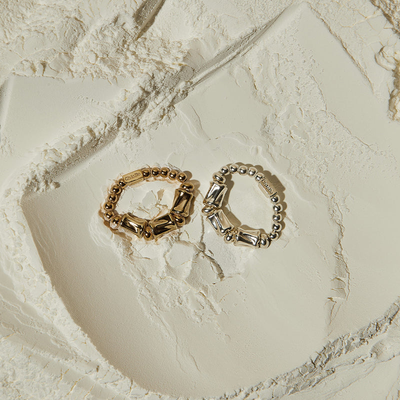 Chunky Twist Ring, Medium - Gold - GR2TC