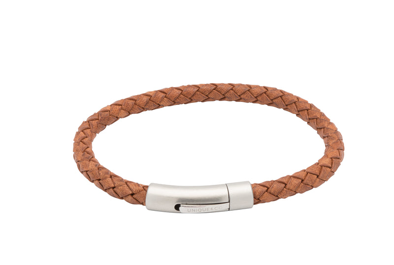 Leather Bracelet - Tan - B399TAN