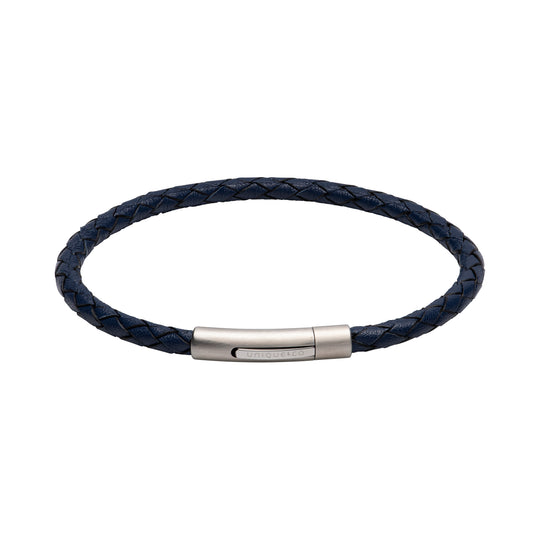 Blue Leather Bracelet - B444BLUE