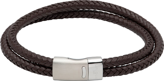 Dark Brown Leather Bracelet - B483DB
