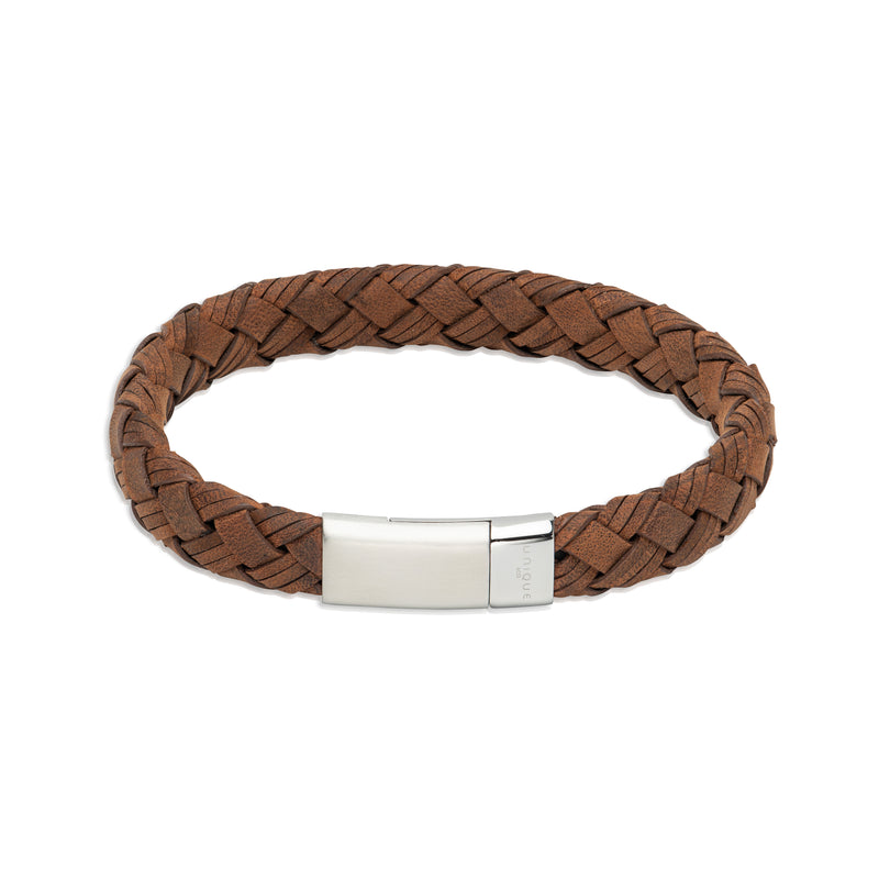 Leather Bracelet - Dark Brown - B497DB