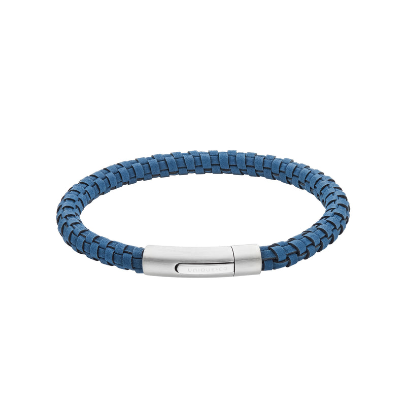 Suede Leather Bracelet - Blue