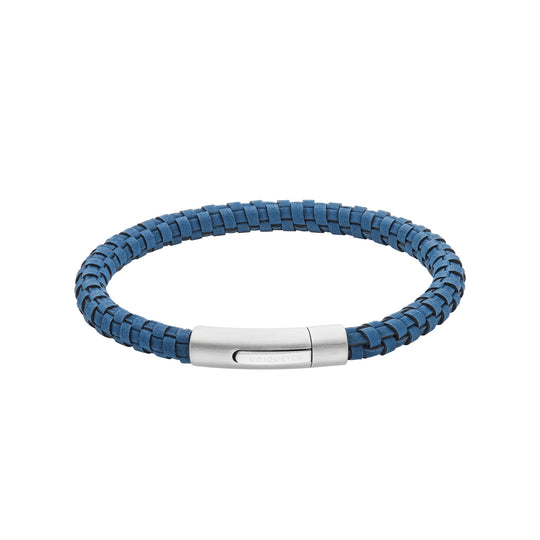 Suede Leather Bracelet - Blue