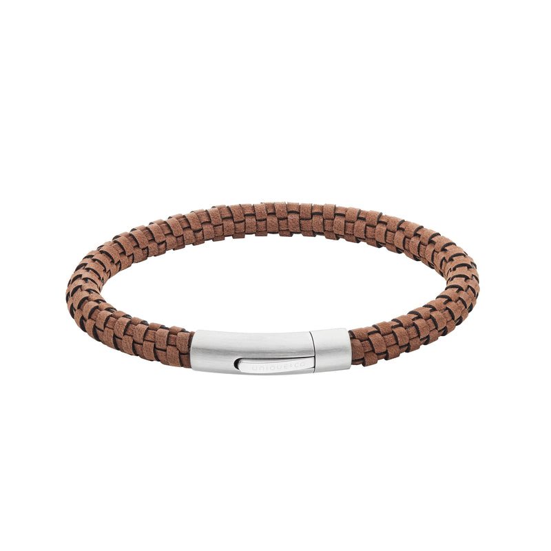 Suede Leather Bracelet - Brown