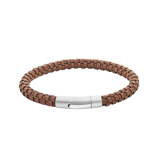 Suede Leather Bracelet - Brown