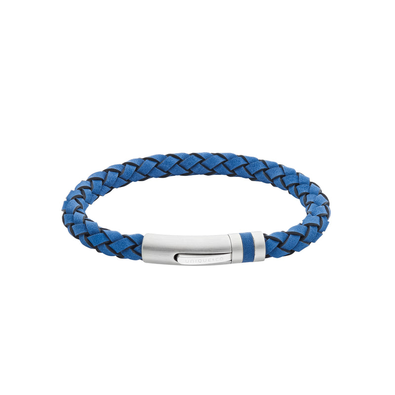 Suede Leather Bracelet - Blue