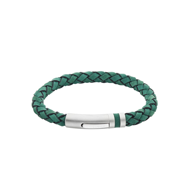 Suede Leather Bracelet - Green