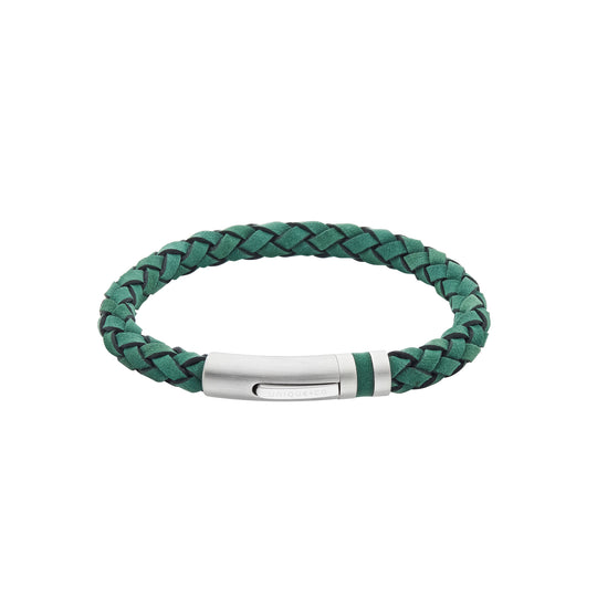 Suede Leather Bracelet - Green