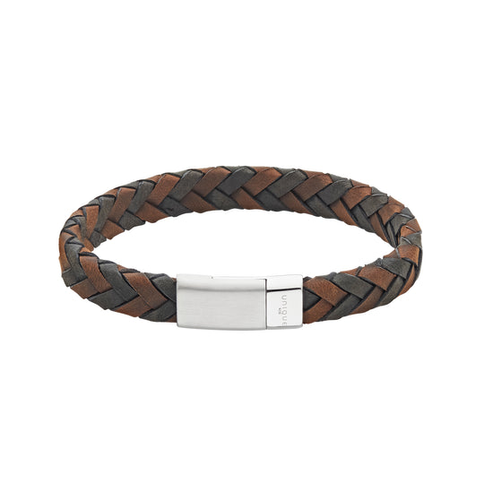 Leather Bracelet - Black/Brown