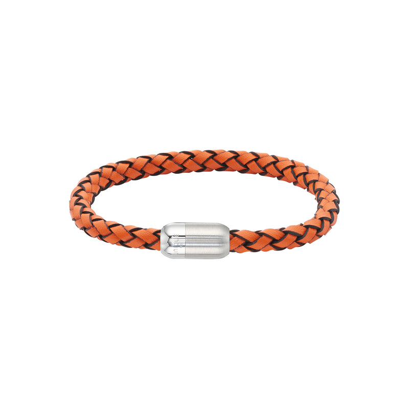 Suede Leather Bracelet - Orange