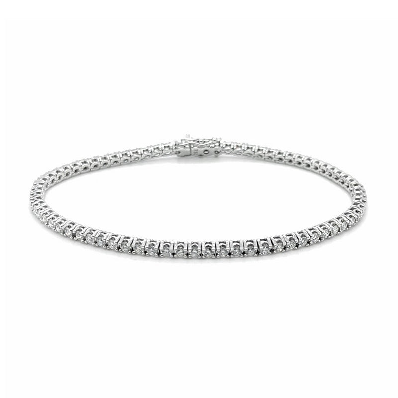 Diamond Tennis Bracelet, 2.15ct Laboratory Grown - 9ct White Gold - BCW216LG9