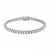 Diamond Tennis Bracelet, 4.97ct Laboratory Grown - 9ct White Gold - BCW490LG9