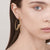 Serpent's Trace Hoop Earrings - Gold - ST038.YVNAEOS