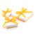 Ray Of Light Heart Stud Earrings - Rose Gold - 240204/005