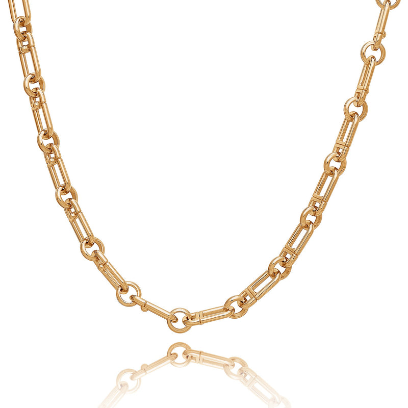 Medium Stellar Hardware Chain Necklace - Gold - BPN05GP