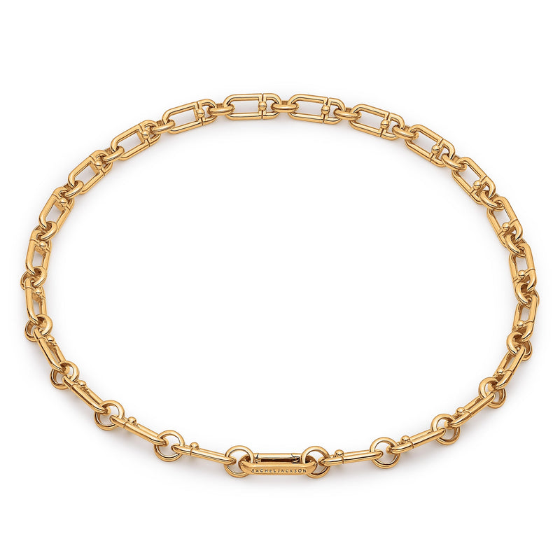 Medium Stellar Hardware Chain Necklace - Gold - BPN05GP