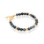 Dumortierite Beaded Bracelet - Gold - BR10186-GDD