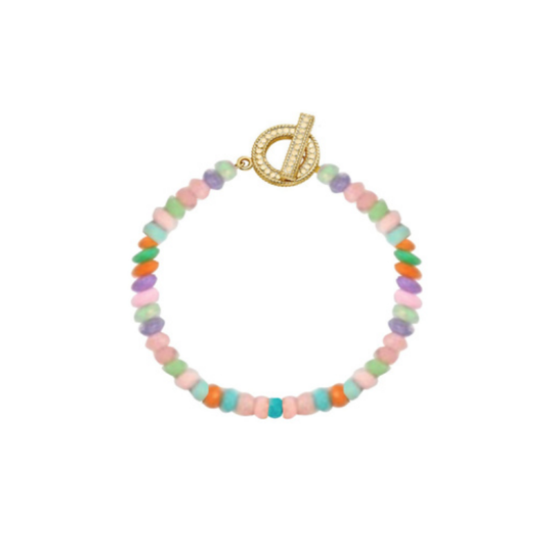 Frida Beaded Bracelet - Gold - BR10233-GMULT
