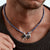 Blackthorn Pearl Necklace - Silver/Black - BT010.SSBKNOS