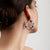 Blackthorn Pearl Hoop Earrings - Silver - BT016.SSBKEOS