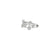 Platinum Diamond Bubble Ring, 1.30ct
