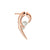 Hooked Pearl Earrings - Rose Gold - CB051.RVNAEOS
