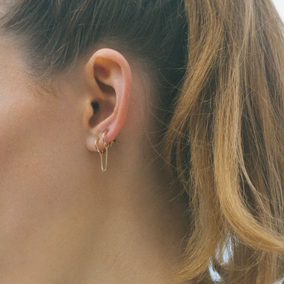 Add On Chain Plaque, Small - 9ct White Gold - CAO-S-WG