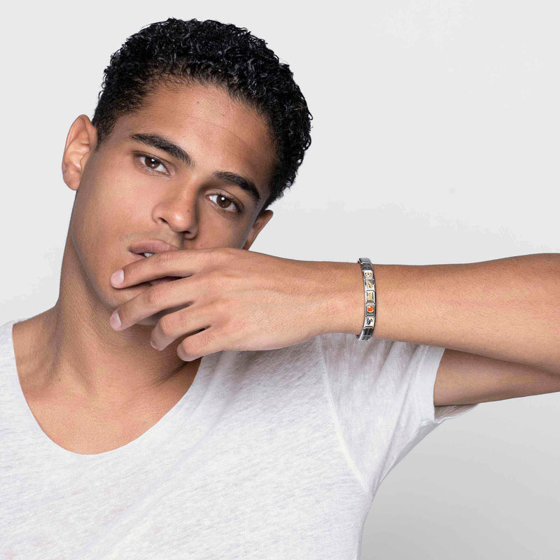 Composable Classic Letter L Glitter Link - Gold - 030291/12