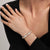 Classic Heart Paw Print Link - Silver/Rose Gold - 430104/12