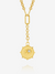 Statement North Star Necklace - Gold - NSN3GP