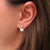 Chic Freshwater Pearl Earrings - Silver - 1815405