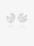 Front Facing Evolve Statement Earrings - Silver - PME13S