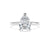 Platinum Pear Cut Laboratory Grown Diamond Engagement Ring - 1.50ct
