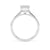 Platinum Pear Cut Laboratory Grown Diamond Engagement Ring - 1.50ct