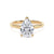 18ct Yellow Gold Pear Cut Laboratory Grown Diamond Engagement Ring - 1.06ct