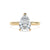 18ct Yellow Gold Pear Cut Laboratory Grown Diamond Engagement Ring - 1.06ct